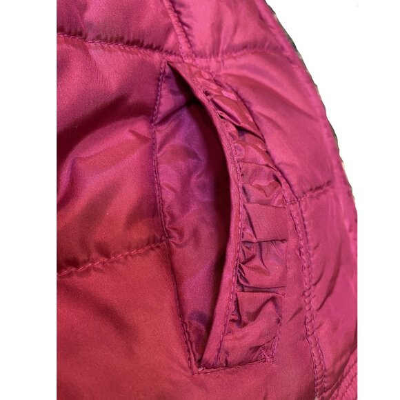 New York & Company Bright Pink Puffer Vest - Size Small - Picture 6 of 8